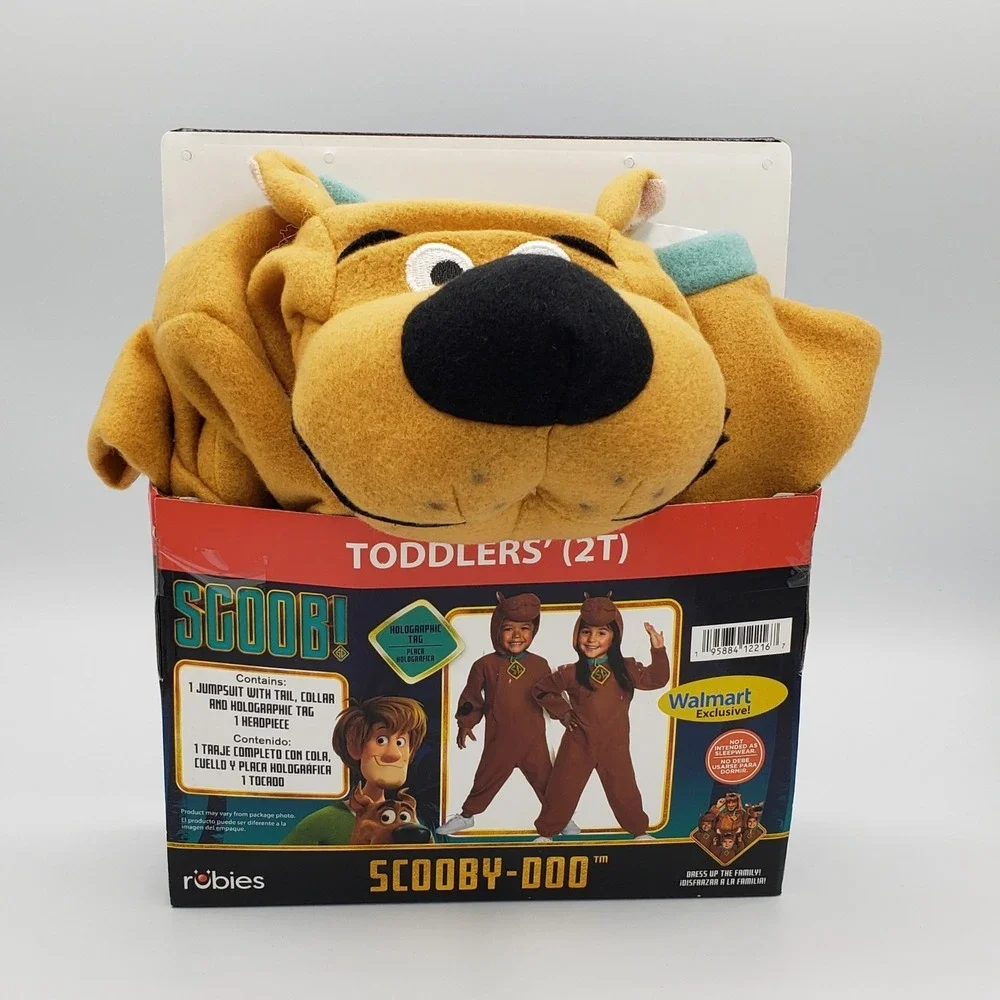 Rubies Scooby Doo Toddlers Halloween‎ Outfiit Size 2T New in box Scoob